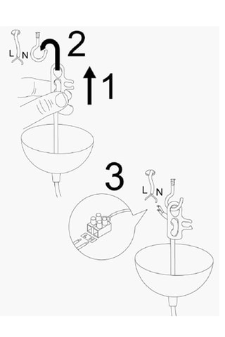 Hanglamp Tel - Zwart - 100 W