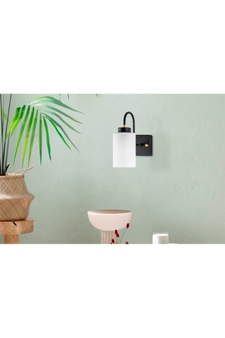 Wandlamp Duzsuz - Zwart en Wit