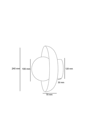 Wandlamp - Bruin - 10 W