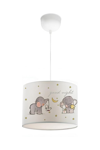 Hanglamp - Wit en Grijs - 40 W