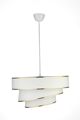 Hanglamp - Wit en Goudkleurig - 40 W