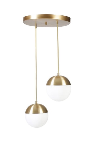 Hanglamp - Goudkleurig - 2 x 40 W