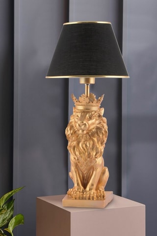 Tafellamp - Zwart en Goudkleurig - 45-60 W