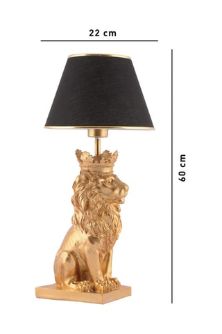 Tafellamp - Zwart en Goudkleurig - 45-60 W