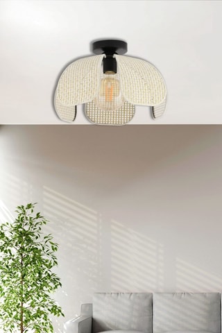 Candeeiro de teto - Bege - 40 W