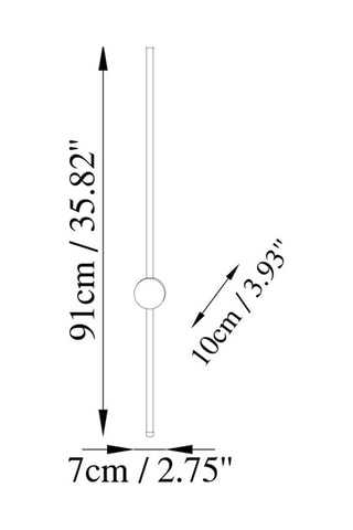 Ledwandlamp - Wit - 13 W