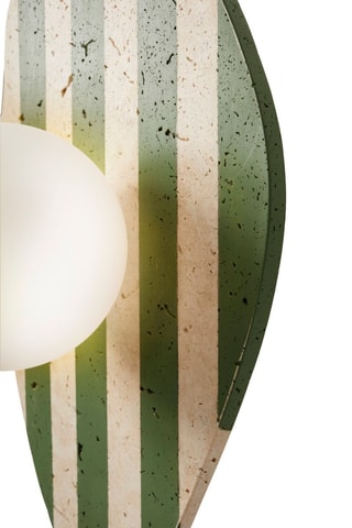 Travertijn Wandlamp - Beige en Groen - 10 W