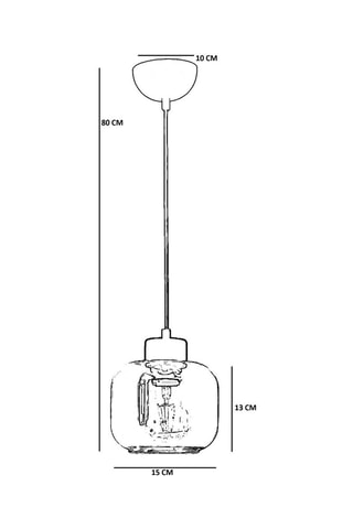 Hanglamp - Goudkleurig - 40 W