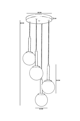 Hanglampen - Goudkleurig - 40 W
