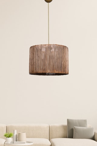 Hanglamp - Bruin en Bronskleurig - 60 W