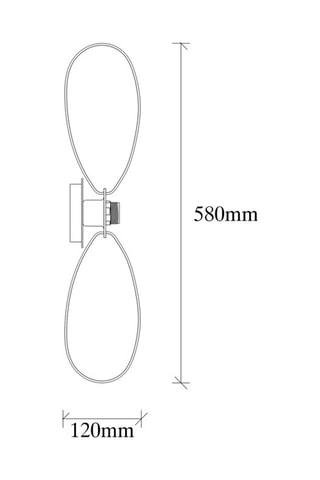 Wandlamp Hemdem - Zwart -  40 W