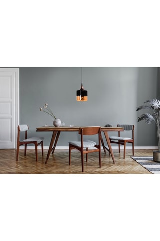 Hanglamp Sahra Tekli Sarkit Siyah - Zwart - 40 W