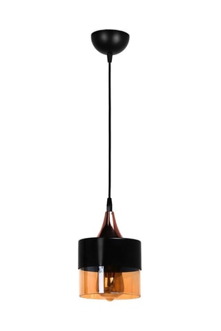 Hanglamp Sahra Tekli Sarkit Siyah - Zwart - 40 W