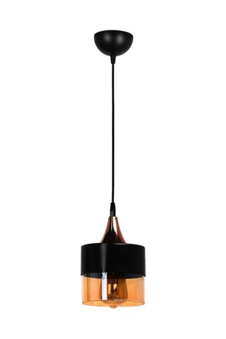 Hanglamp Sahra Tekli Sarkit Siyah - Zwart - 40 W