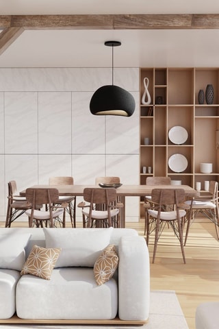 Hanglamp Wabi Sabi Kurai - Zwart - 40 W