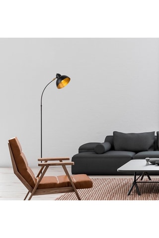 Staanlamp Varzan - Zwart - 15 W - 162 cm