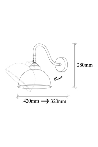 Wandlamp - Zwart - 40 W