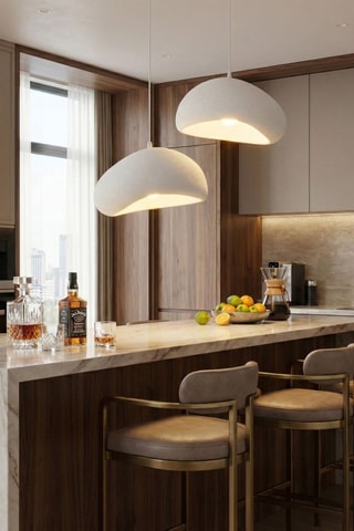 Hanglamp - Wit - 2 x 40 W