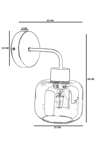 Wandlamp - Goudkleurig - 40 W