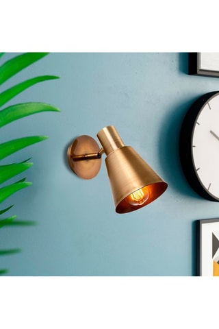 Wandlamp Kem - Goudkleurig - 100 W