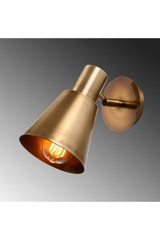 Wandlamp Kem - Goudkleurig - 100 W