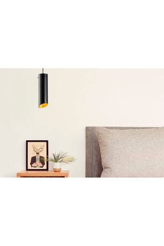 Hanglamp Sivani Zwart en Geel