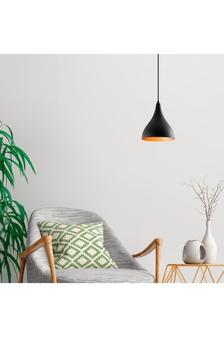 Hanglamp Berceste - Zwart - 100 W