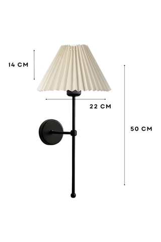 Wandlamp - Wit en Zwart - 40 W