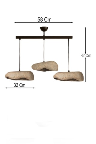 Hanglamp - Zwart - 3 x 40 W