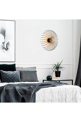 Wandlamp Aspendos - Zwart - 40 W