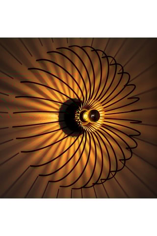 Wandlamp Aspendos - Zwart - 40 W