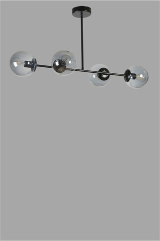 Hanglamp Yeni Favori 4 - Zwart - 4 x 60 W