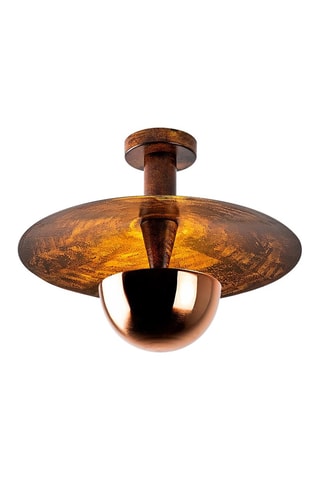 Plafondlamp Kurt - Goudkleurig - 10 W