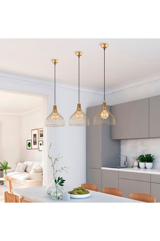 Hanglamp Cafu - Goudkleurig - 40 W