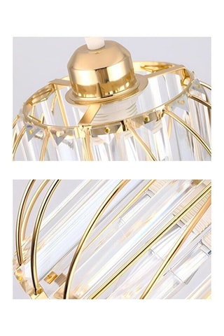 Candeeiro de teto - Dourado - 40 W