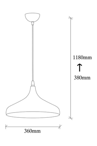 Hanglamp Tattoo - Zwart - 60 W