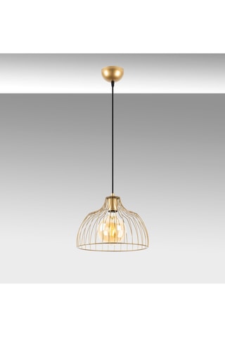 Hanglamp Kozan - Goudkleurig - 40 W