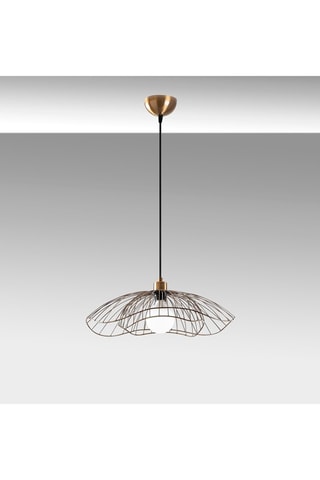 Hanglamp Farac - Goudkleurig - 60 W