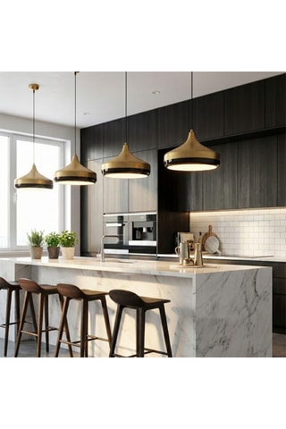 Hanglamp - Goudkleurig - 40 W