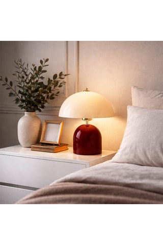 Tafellamp - Bordeauxrood - 40 W