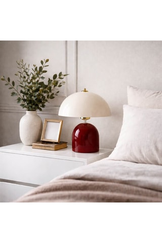 Tafellamp - Bordeauxrood - 40 W