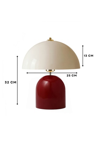 Tafellamp - Bordeauxrood - 40 W