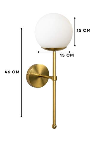 Wandlamp - Goudkleurig - 40 W