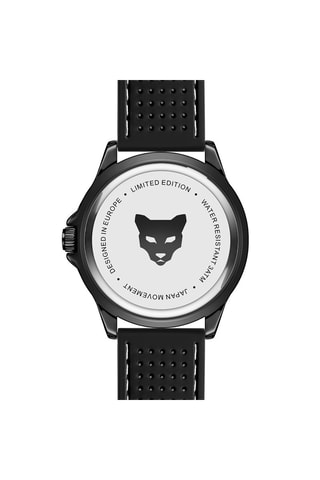 Montre à quartz en silicone Toledo - Noir