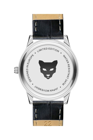 Montre à quartz en cuir 