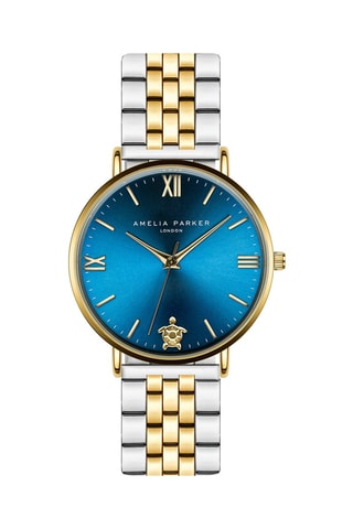 Montre à quartz en acier Meeru Island - Argenté et doré