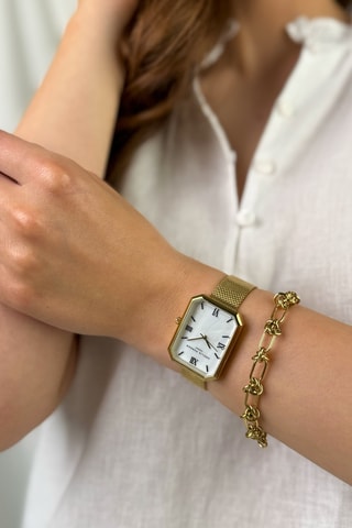 Montre à quartz en acier Bali Sands - Nacre