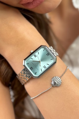 Coffret montre à quartz et bracelet en acier Maris - Nacre