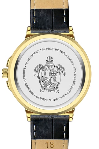 Montre à quartz en cuir Orcena - Nacre