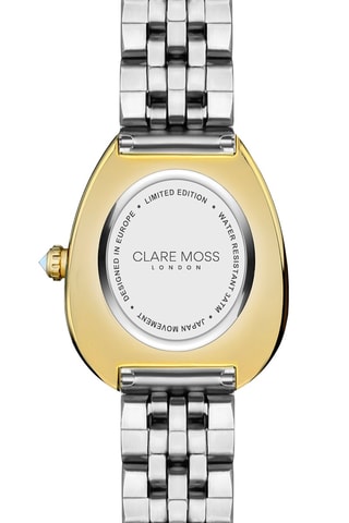 Montre à quartz en acier et zircons Vintage - Doré et vert